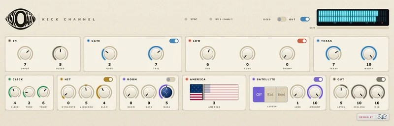 Visioääni Kick plugin window